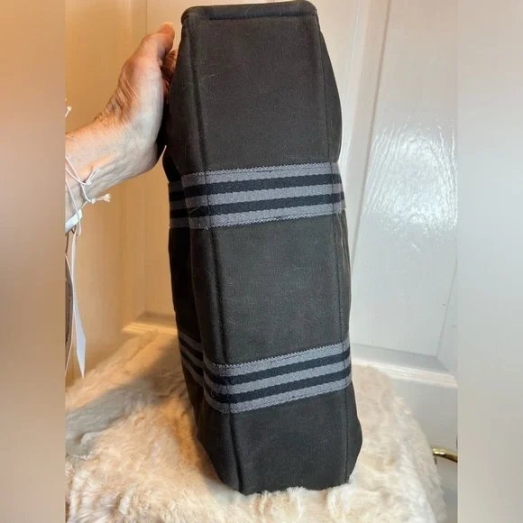 HERMES FOURRE TOUT MM VINTAGE TOTE BAG CANVAS BLACK - Picture 7 of 13